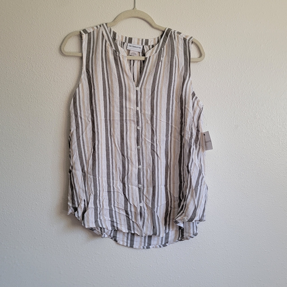 Striped Sleeveless Top